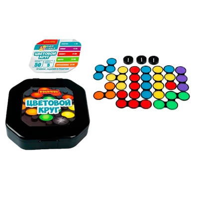 Игра настольная логическая Бонди Логика Цветовой Круг Bondibon ВВ6280